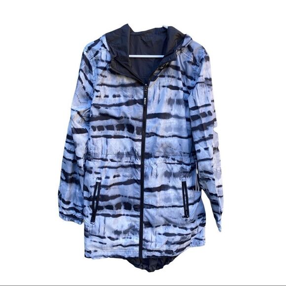 DKNY Sport Reversible Hooded Parka Sz Medium NWT - Picture 3 of 5